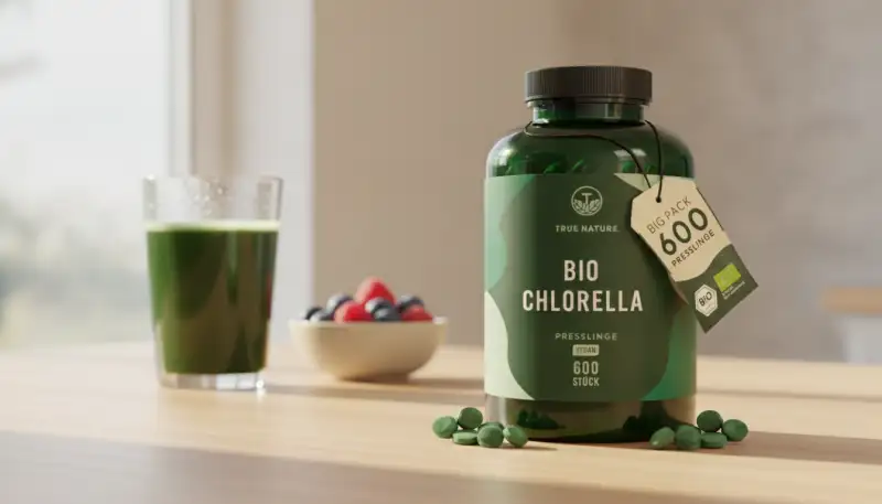 Chlorella Presslinge: Vitalität und Detox